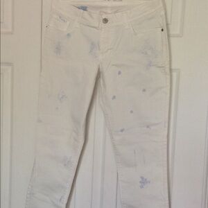 Old Navy White Rock Star jeans size 10